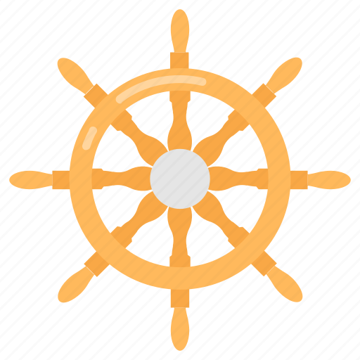 Ship, helm, steering, wheel, controls, naval, architecture icon - Download on Iconfinder
