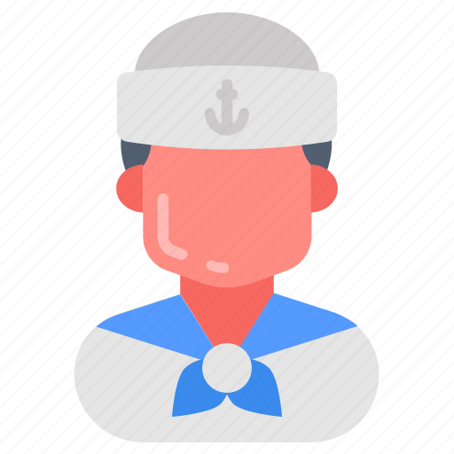 Sailor, man, captain, male, navy, cap icon - Download on Iconfinder