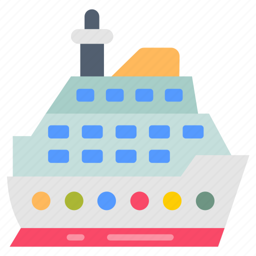Cruise, sea, ship, travel, transportation, logistic, vacation icon - Download on Iconfinder