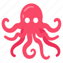 octopus, devilfish, cuttlefish, octopod, sea, creature