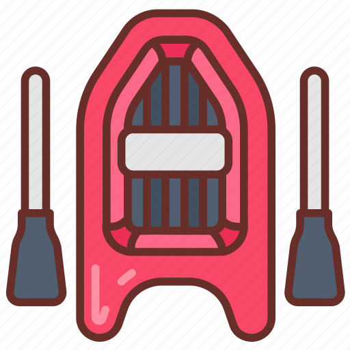 Rubber, boat, dinghy, watercraft, boating, portable icon - Download on Iconfinder