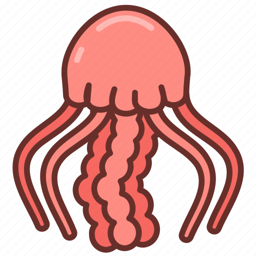 Jellyfish, invertebrates, fish, nettle, tentacles icon - Download on Iconfinder