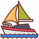 sailboat, sailing, yacht, boat, adventure