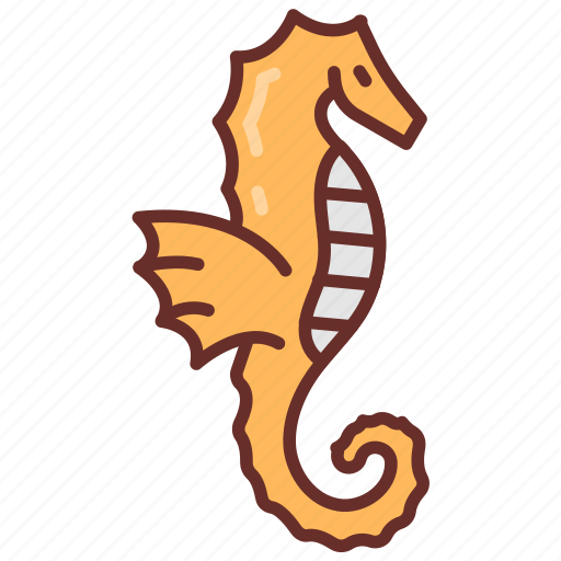 Sea, horse, hippocampus, small, fish, marine, pipefish icon - Download on Iconfinder