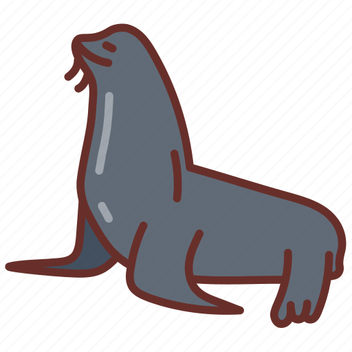 Sea, lion, dog, animal, eared, seal, fur icon - Download on Iconfinder