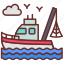fishing, boat, vessel, ferry 