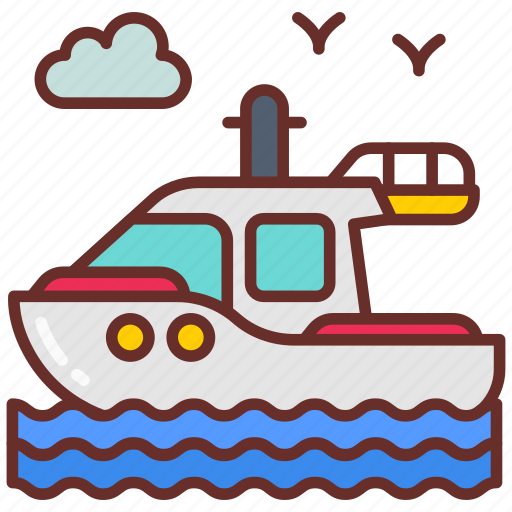 Speed, boat, motorboat, ferry, racing, cigarette icon - Download on Iconfinder