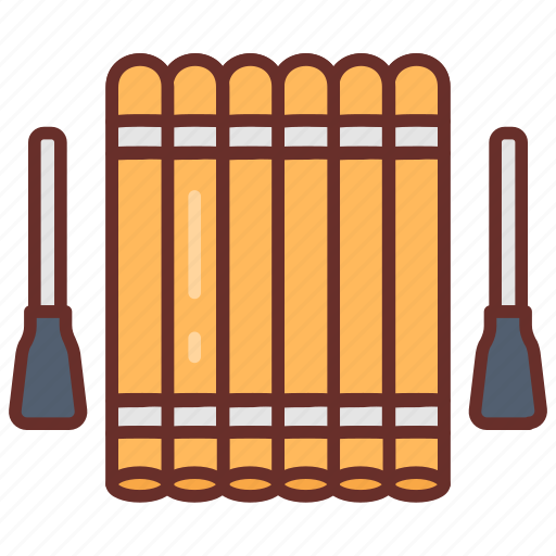 Wooden, raft, river, crossing, fishing, activity, oar icon - Download on Iconfinder