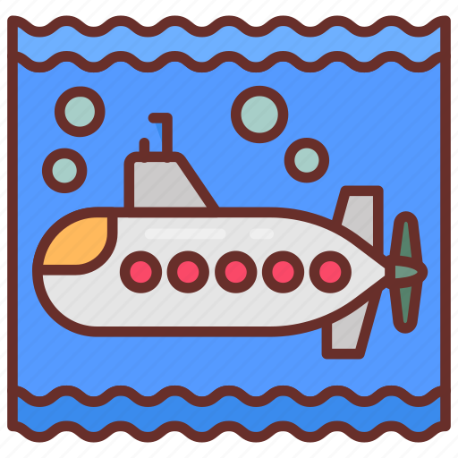 Submarine, water, tank, nuclear, new, launch, naval icon - Download on Iconfinder