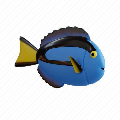Blue, tang, fish, animal, sea, underwater, tropical icon - Download on Iconfinder