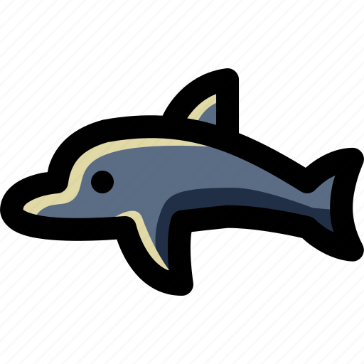 Animal, dolphin, mammal, nature, ocean, sea, wild icon - Download on Iconfinder