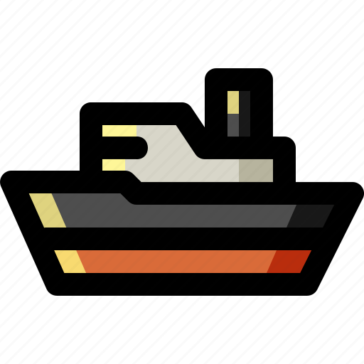 Boat, cruise, sail, ship, transport, travel, yacht icon - Download on Iconfinder