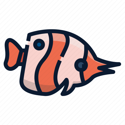 Angelfish, animal, aquatic, sea, ocean, fish, emperor icon - Download on Iconfinder