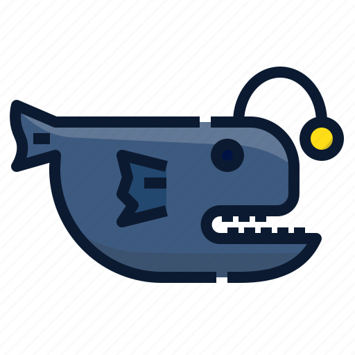 Fish, angler, animal, sea, ocean, aquatic icon - Download on Iconfinder