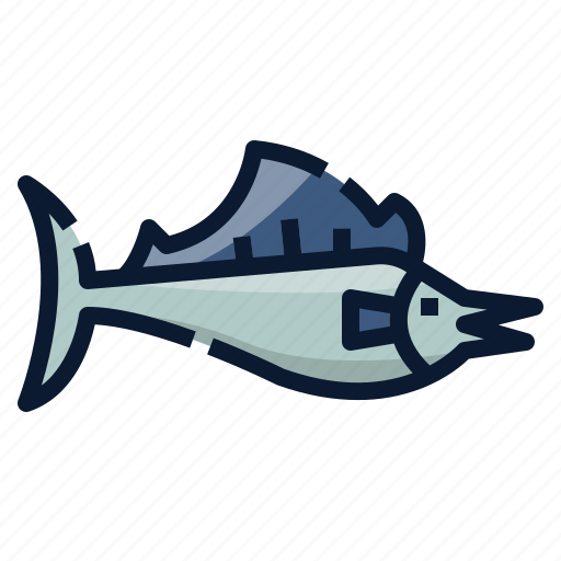 Blue, marin, animal, fish, sea, ocean, aquatic icon - Download on Iconfinder