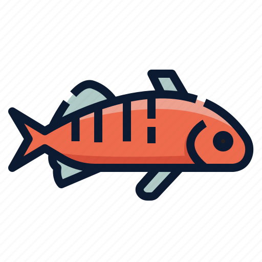Yellow, perch, animal, fish, sea, ocean, aquatic icon - Download on Iconfinder