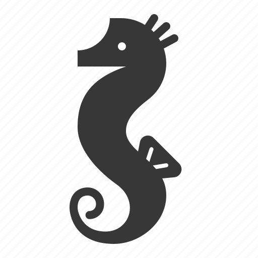 Aquatic animal, ocean, ocean animal, sea, seahorse icon - Download on Iconfinder