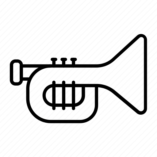 Trumpet, instrument, music, audio, sound, musical, entertainment icon - Download on Iconfinder
