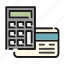 business, calculator, card, concept, credit, money, office 