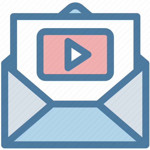 Email, newsletter, video, youtube icon - Download on Iconfinder