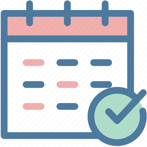 Calendar, done, office, planning, schedule, success, task icon - Download on Iconfinder