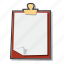 clipboard, document, file 