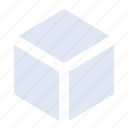 3d, box, cube