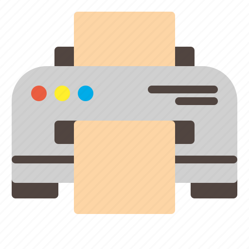 File, office, printer, print, work icon - Download on Iconfinder