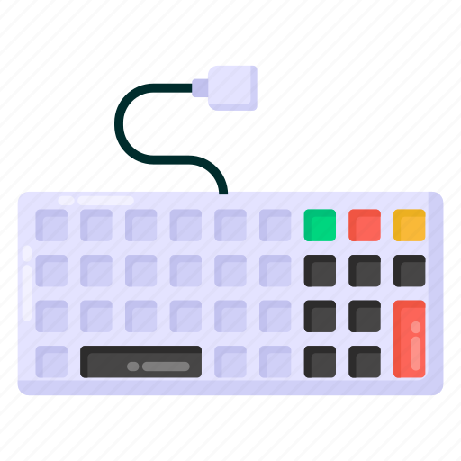 Typing device, keyboard, clavier, hardware, fingerboard icon - Download on Iconfinder