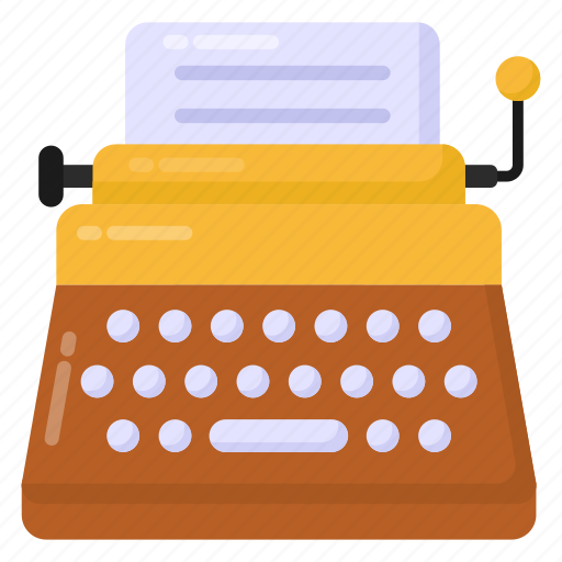 Writing machine, typewriter, stenography, steno machine, typing machine icon - Download on Iconfinder