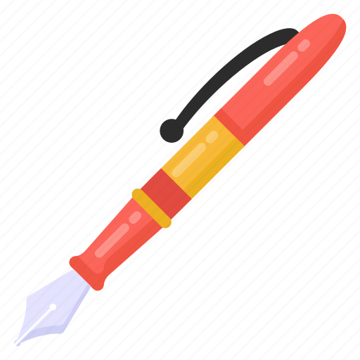 Writing tool, office supplies, ink pen, stationery, pen icon - Download on Iconfinder