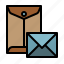 mail, communications, message, email, envelope 