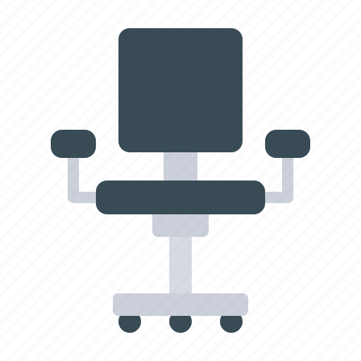 Desk chair, office, seat, comfort icon - Download on Iconfinder