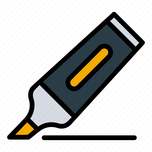 Highlighter, marker, underline icon - Download on Iconfinder