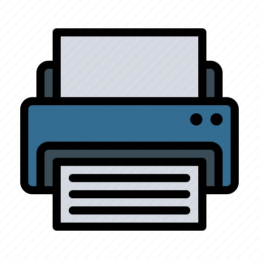 Printer, scanner, paper, document icon - Download on Iconfinder