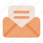 mail, message, inbox, read 