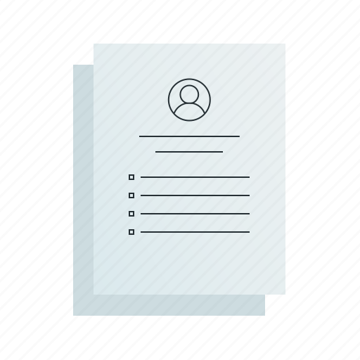 Documents, resume icon - Download on Iconfinder