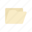 folder, horizontal 