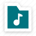 folder, audio, document, music, musical