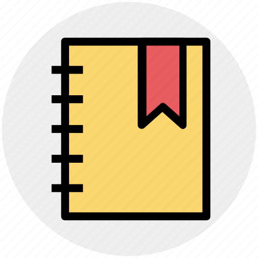 Book, bookmark, document, education, recipe icon - Download on Iconfinder