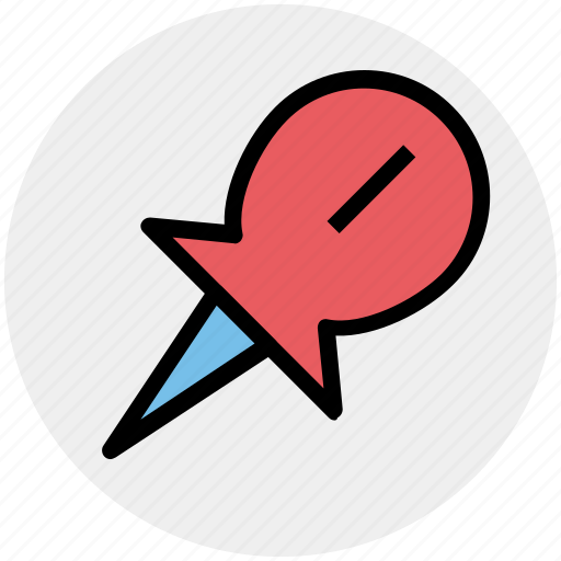 Board pin, marker, paper pin, pin, tack, thumbtack icon - Download on Iconfinder