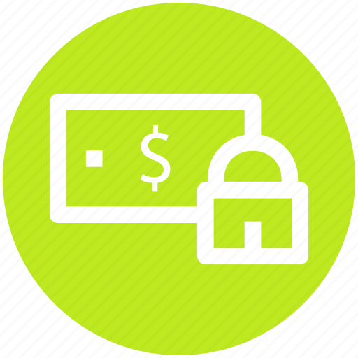 Cash, currency, dollar, lock, note, pay icon - Download on Iconfinder