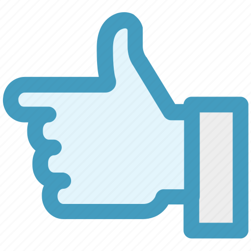 Hand, left, like, thumb, thumbs up icon - Download on Iconfinder