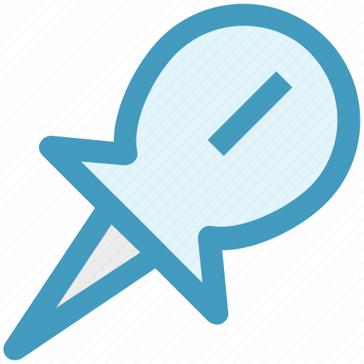 Board pin, marker, paper pin, pin, tack, thumbtack icon - Download on Iconfinder