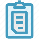 clipboard, document, file, notepad, paper