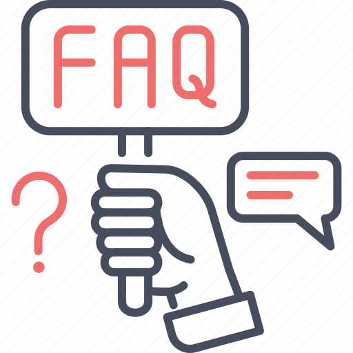 Answer, faq, hand, help, question icon - Download on Iconfinder