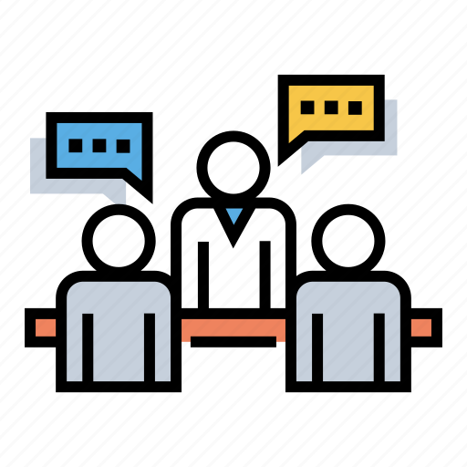 Business, businessman, communication, discussion, meeting, professional, talk icon - Download on Iconfinder