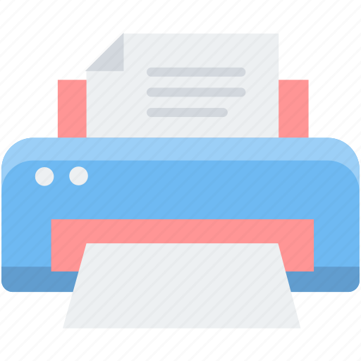 Print, printer, printing, document, page, paper icon - Download on Iconfinder