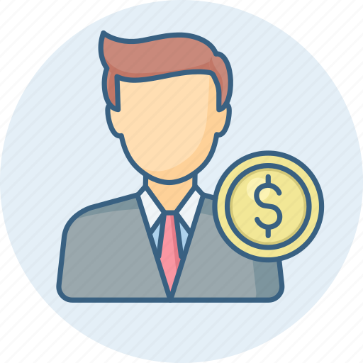 Accountant, dollar, bank, banking, financial, person icon - Download on Iconfinder