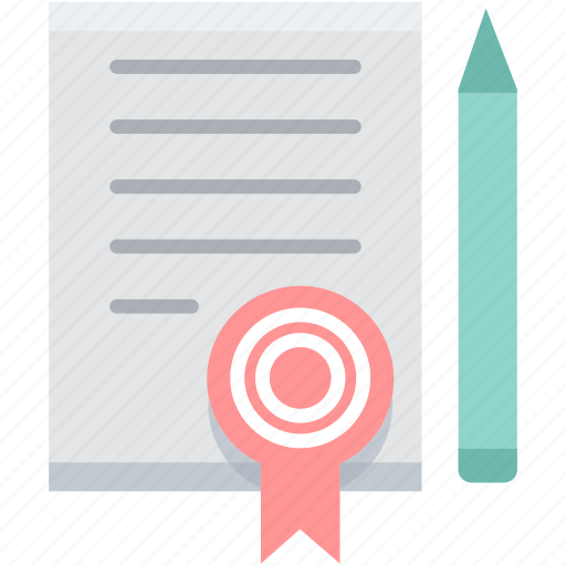 Agreement, certificate, diploma, document, licence, patent icon - Download on Iconfinder